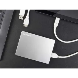 Toshiba Canvio Flex 4 TB USB 3.2 silber HDTX140ESCCA