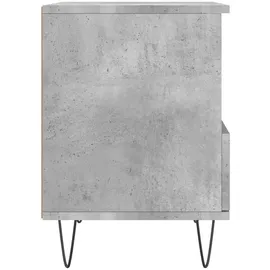 vidaXL Nachttische 2 Stk. Betongrau 40x35x50 cm Holzwerkstoff