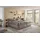 Stella Trading Boxspringbett – stone - H3/H4 - Microvelours - 180x200 cm