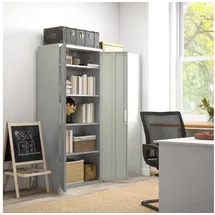 Homcom Aktenschrank 40 x 180 x 80 cm Weiß