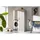 Fackelmann Waschmaschinen Aufsatzschrank 65 x 90 x 65,1 cm Grau
