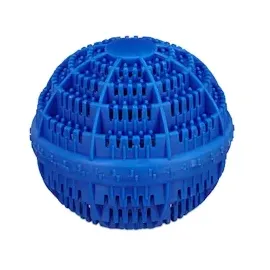 Relaxdays Waschball 2er Set, Waschkugel für Waschmaschine, Waschen ohne Waschmittel, umweltfreundlich, Wäscheball, blau,