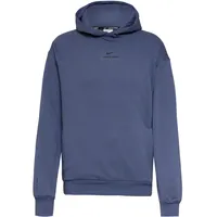 Nike Hoodie Diffused Blue/Schwarz S