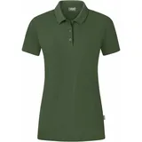 Jako Organic Poloshirt Stretch Damen oliv 38