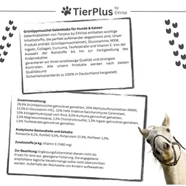 Exvital Grünlippmuschel Plus Gelenktabletten für Hunde 180 g