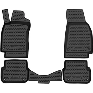 Element 3D Gummimatten Set passend für Toyota RAV4 | XA40 | 2012-2019 | 100% passgenaue Auto Fußmatten, robuste Universal Fußmatte Auto, Gummimatten Auto