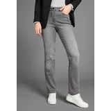 Arizona Gerade Jeans »Annett«, bequeme Passform, 5-Pocket-Style, hohe Taille Gr. 44 N-Gr, grey used, , 38137160-44 N-Gr