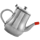 QUMIIRITY Ölbehälter Großem Fassungsvermögen Ölfiltertopf Mit Sieb Küchenaufbewahrungsbehälter Für Speiseöl Kokosöl Frittieröl Heißes Öl Und Mehr