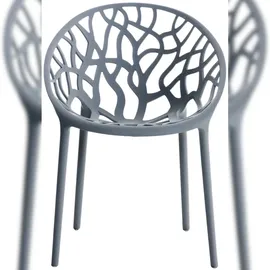 CLP Gartenstuhl Hope Sessel 59 x 59 x 80 cm anthrazit 2 St.