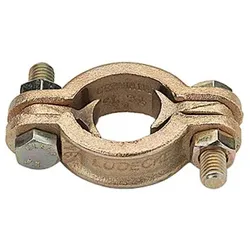 Temperguß Schlauchklemme 2-tlg. SLW1.1/4" Spannbereich 39-49mm, Zungen lose