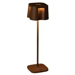 Nice LED USB-Tischleuchte Rost, Farbtemperatur, dimmba