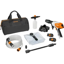 STIHL Akku-Druckreiniger RCA 20 mit Ladegerät AL1 & Akku AS2, mobiler Reiniger mit Zubehör