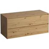 Laufen Lani Schubladenelement, ohne Ausschnitt, 1180x495x525mm, H4043301122671, Farbe: Wildeiche