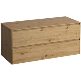 Laufen LANI Schubladenelement, ohne Ausschnitt, 1180x495x525mm, H4043301122671, Farbe: Wildeiche