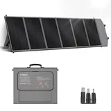 Ctolity Solarpanel Faltbar 200W, Solar Panel 20.5V, 23% Hohe Wirkungsgrad mit Multi-Aus und 3 Meter Solarmodule, Tragbares Solartasche für Camping, Outdoor, Powerstation, Garten, Wohnmobil usw