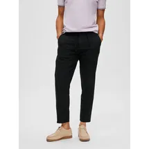 Selected SLH172-SLIMTAPE BRODY LINEN PANT Chinos Schwarz XL