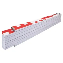 Holz-Gliedermaßstab Type 1407 GEO 2m - weiß
