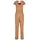URBAN CLASSICS Ladies Rib Wid Leg Jumpsuit - Beige - S