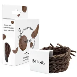 Bellody Original Haargummis Mocha Brown 4 Stück