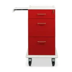 ETERNASOLID MULTICART Dokumentenwagen T16 mit Laptopauszug 92498-RO , Farbe: rot