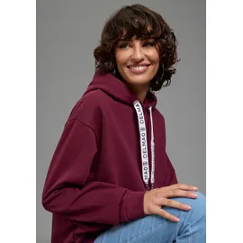 delmao Kapuzensweatshirt Bordeaux 48/50