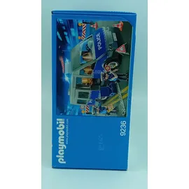 Playmobil City Action Polizeibus mit Straßensperre 9236