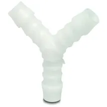 KLASEBO® Schlauchverbinder Y-Stück 4 mm Weiß
