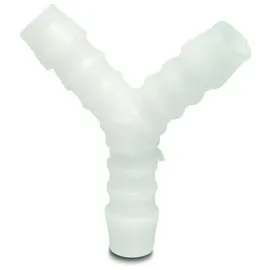 KLASEBO® Schlauchverbinder Y-Stück 4 mm Weiß