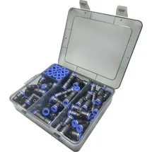 TRU Components Pneumatik-Verbinder TC-14109144 TC-Fitting set - 8mm Rohr-Ø: 8mm 48St.