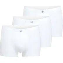 Bugatti Boxershorts unifarben weiß L 3er Pack