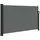 vidaXL Seitenmarkise 120 x 500 cm Grau Polyester