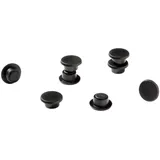 Durable Magnete, Industrieverpackung, 37 mm, 1000p, schwarz, 20 Stück, 475401