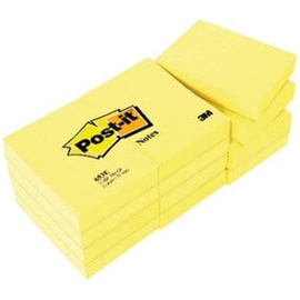3M Post-it Notes 653E, 51x38mm gelb, 12 St./Pack.