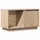 vidaXL TV-Schrank Lowboard 74x35x44 cm Massivholz Kiefer Braun