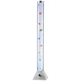 LED-Wassersäule, RGB, Farbwechsel, bunte Fische, modern