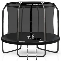 Thunder Gartentrampolin Elite 244 cm inkl. Sicherheitsnetz Schwarz