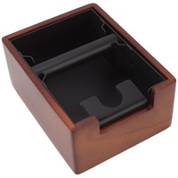 Abklopfbehälter für Siebträger, 21 x 16 cm Quadratischer Integrierter Eimer Espresso Abschlagbehälter, Kaffeemaschine Abschlagbox Knock Box für Home Restaurant Cafe