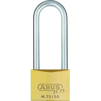 ABUS 26849 80 mm langem Bügel Messing Vorhängeschloss mit Wendeschlüssel