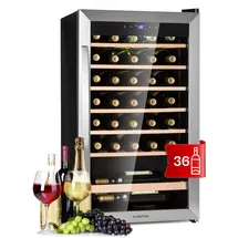 Klarstein Weinkühlschrank 1 Zone 95 L / 36 Flaschen 4-18°C Touch
