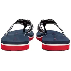 Tommy Hilfiger TH Webbing Summer Sandal Dunkelblau/Weiß/Rot 40