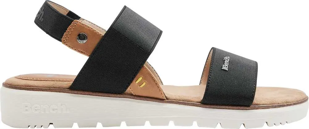 Bench  Sandale Schwarz, Damen, Größe: 40, Material: PU/Synthetik - Bench  Sandale Schwarz, Damen, Größe: 40, Material: PU/Synthetik - woman - Schwarz