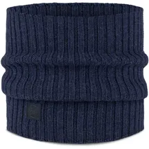 Buff Knitted Schal, blau - -