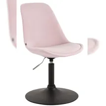 CLP Esszimmerstuhl Maverick Samt pink/schwarz