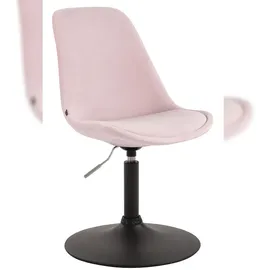 CLP Esszimmerstuhl Maverick Samt pink/schwarz