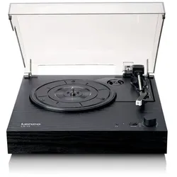 Audio-Plattenspieler mit Riemenantrieb  LS-15BK (Schwarz) 