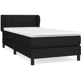 vidaXL Boxspringbett 100 x 200 cm Schwarz