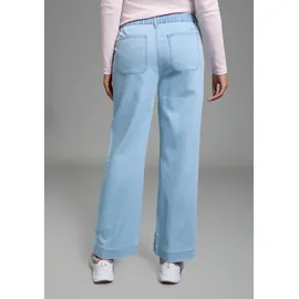 KangaROOS Weite Jeans knöchellang Blau 80