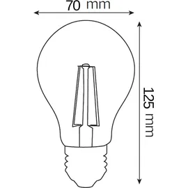 Aigostar 15W Dimmbare E27 Filament LED Leuchtmittel Birnen A70 2000 lumen 2700K Warmweiß