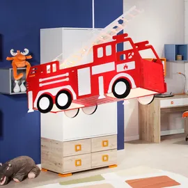 GLOBO LED Feuerwehr Auto Decken Pendel Lampe Leuchte Beleuchtung Kinder- Spiel- Zimmer