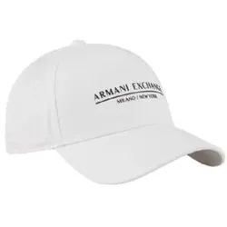 Armani Exchange für Herren. 954202CC15000010 Weiße Kappe (OSFA), Lässig, Baumwolle
